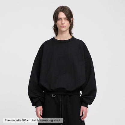 Boxy Crewneck (Black)