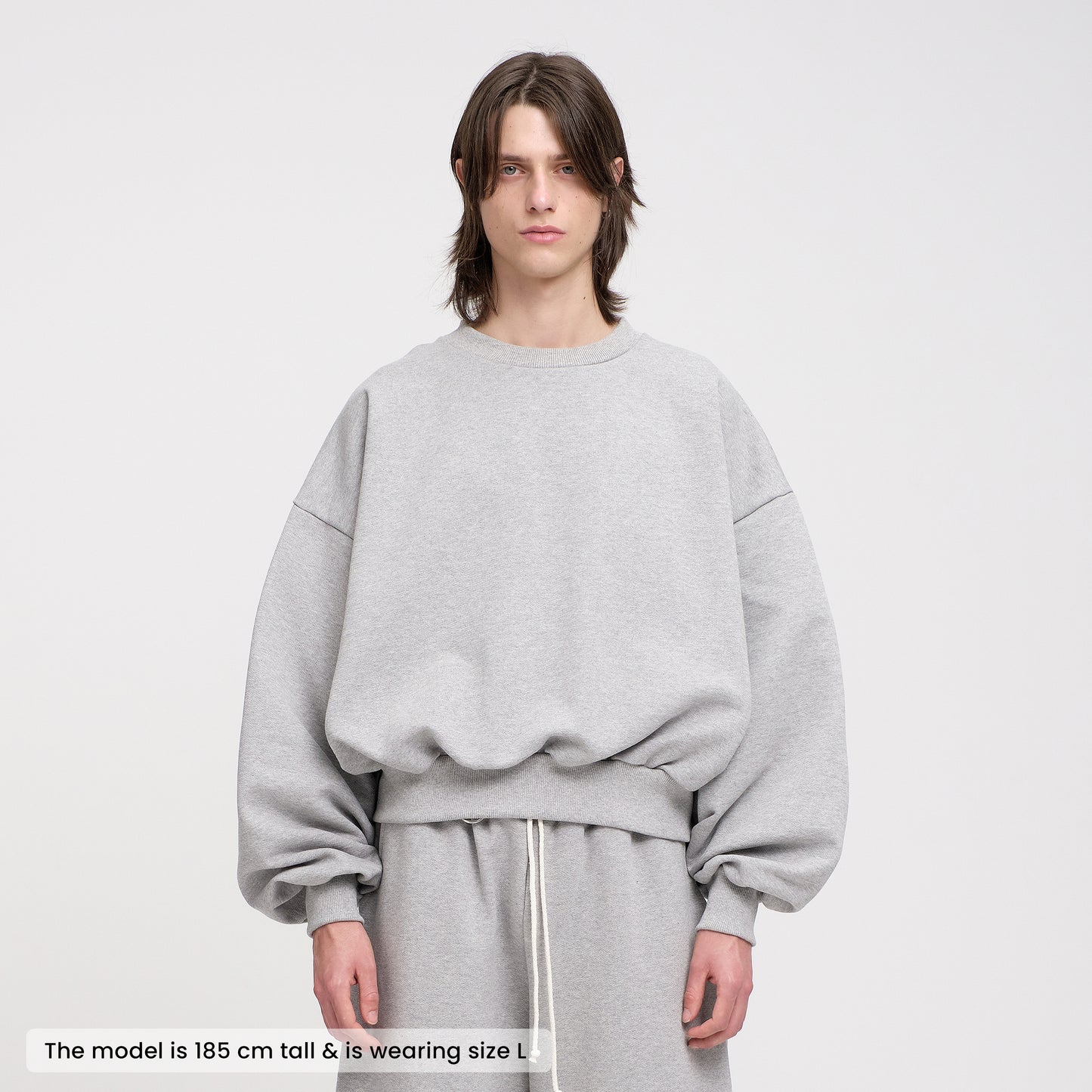 Boxy Crewneck (Grey)