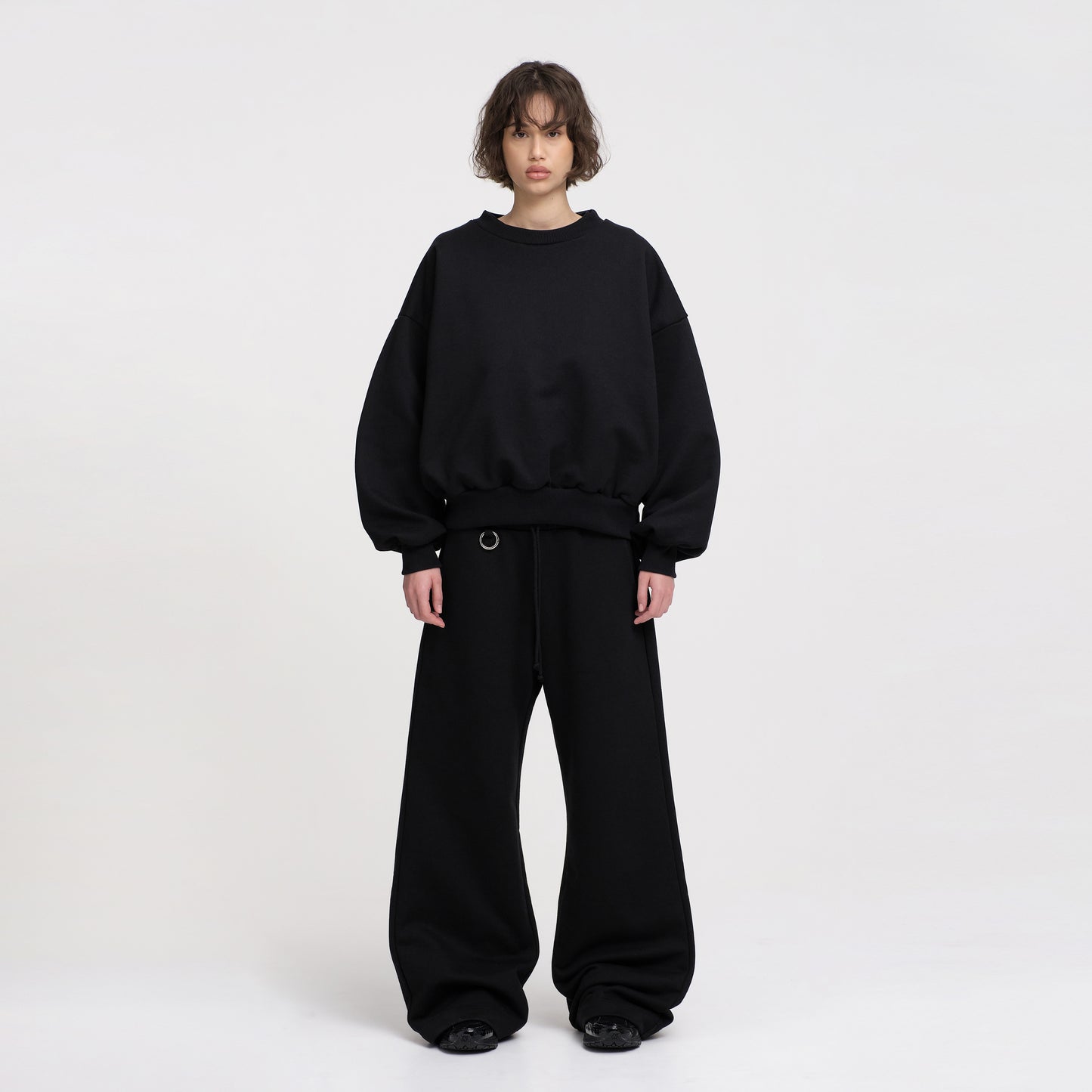 Boxy Crewneck (Black)