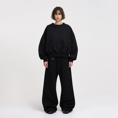 Boxy Crewneck (Black)