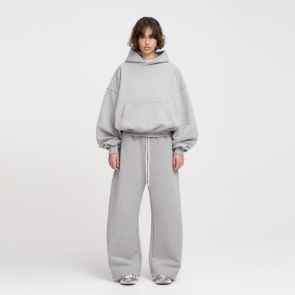 Flowy Barrel Sweatpants (Grey)