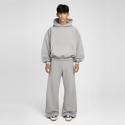 Boxy Ultra Heavyweight Hoodie (Grey)