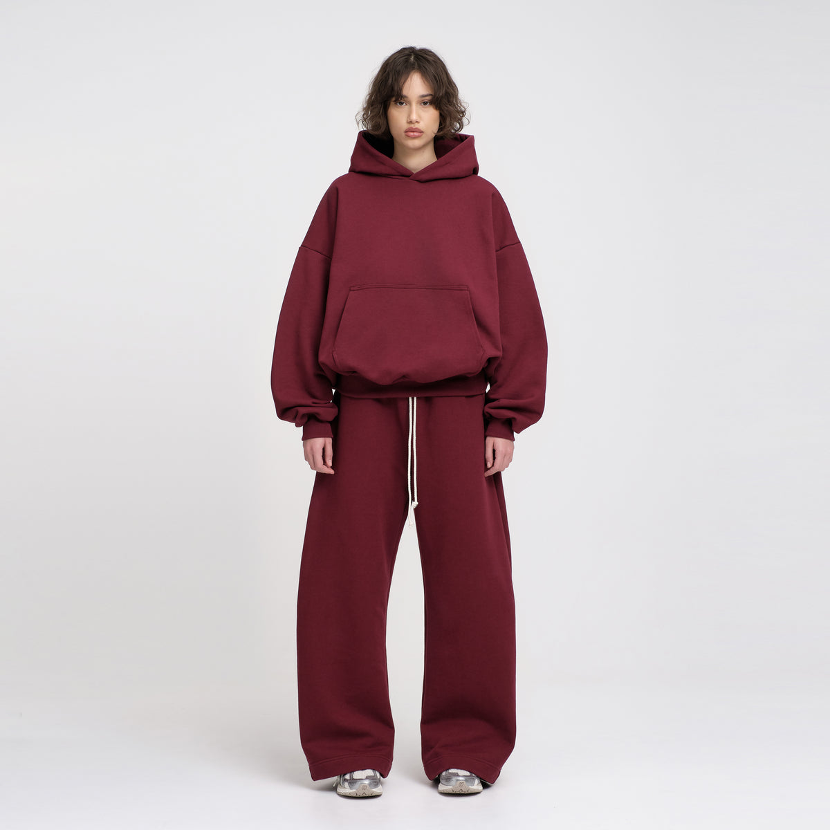 Ultra Heavy Barrel Sweatpants (Dark Cherry)