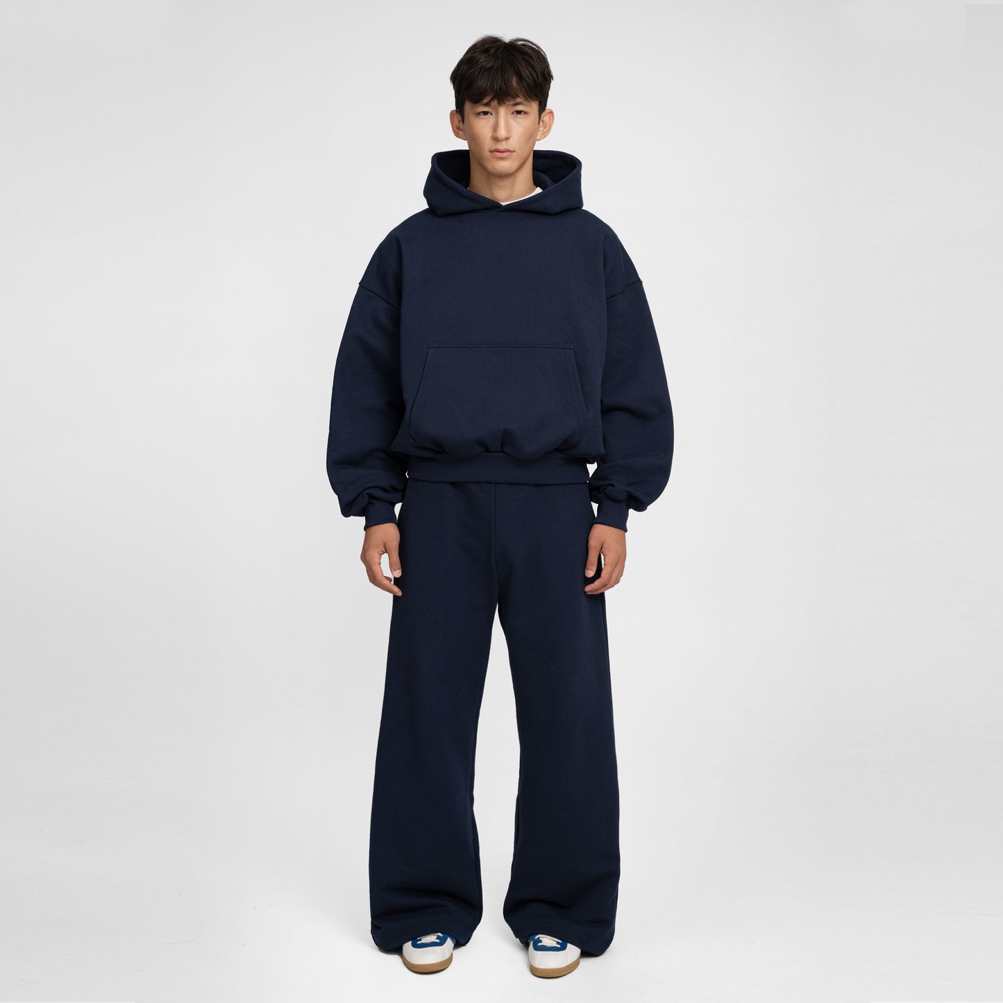 Boxy Ultra Heavyweight Hoodie (Dark Navy)