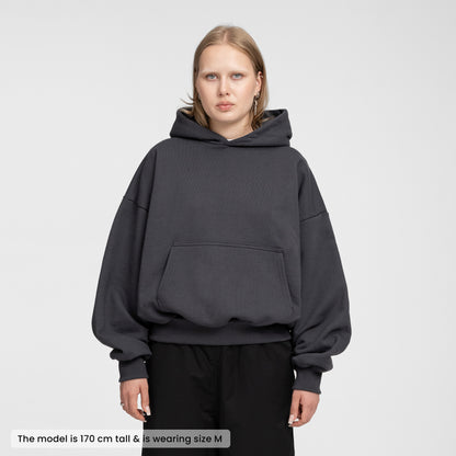 Boxy Ultra Heavyweight Hoodie (Graphite)