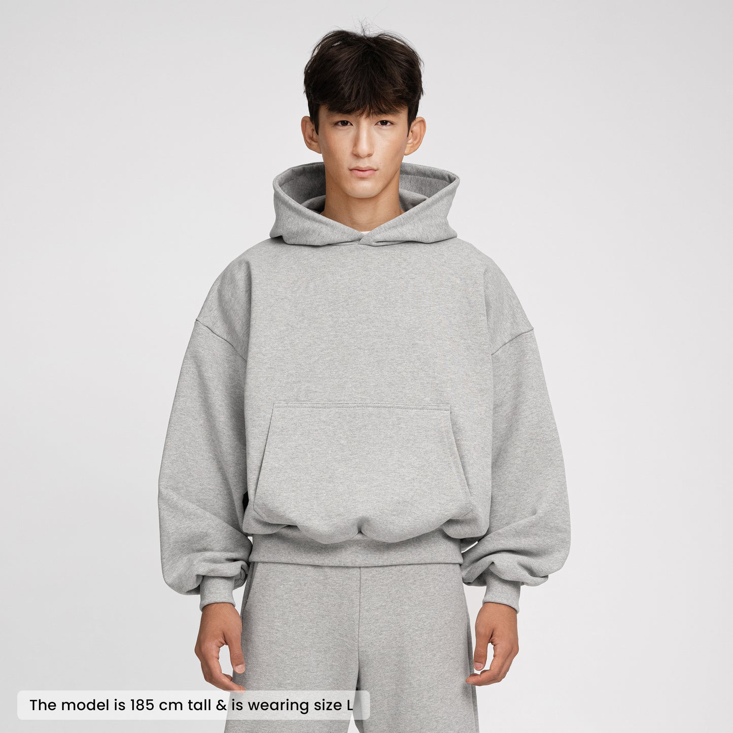 Boxy Ultra Heavyweight Hoodie (Grey)