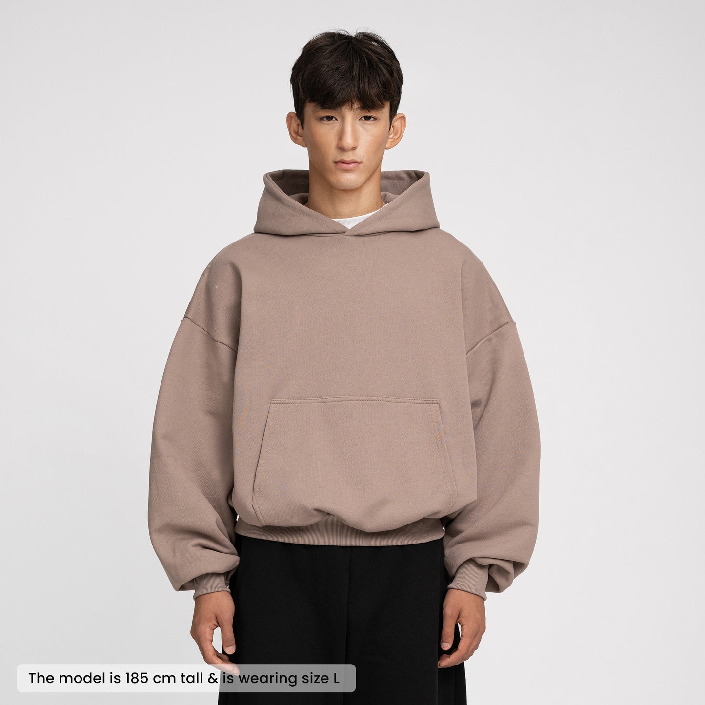 Boxy Ultra Heavyweight Hoodie (Hazelnut)