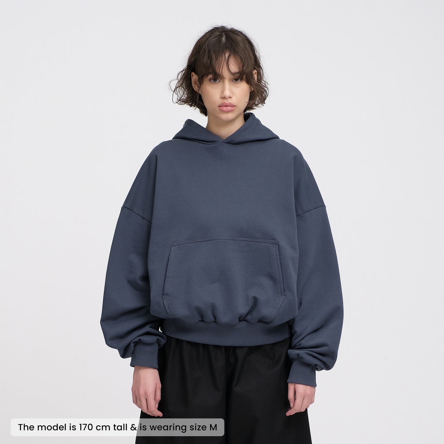 Boxy Flowy Hoodie (Night)