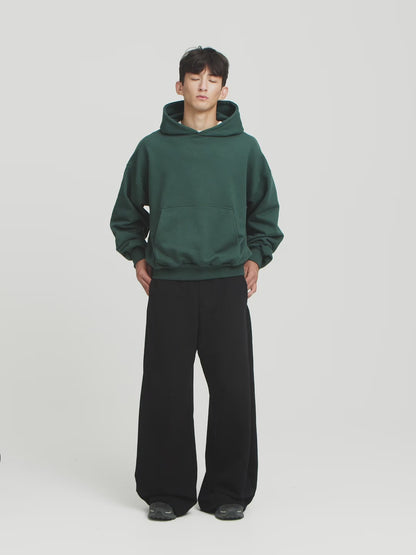 Boxy Ultra Heavyweight Hoodie (Forest Green)