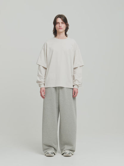 Capsule Layered Longsleeve (White)