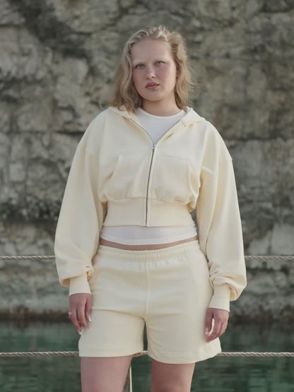 Baby Micro Shorts (Butter Yellow)