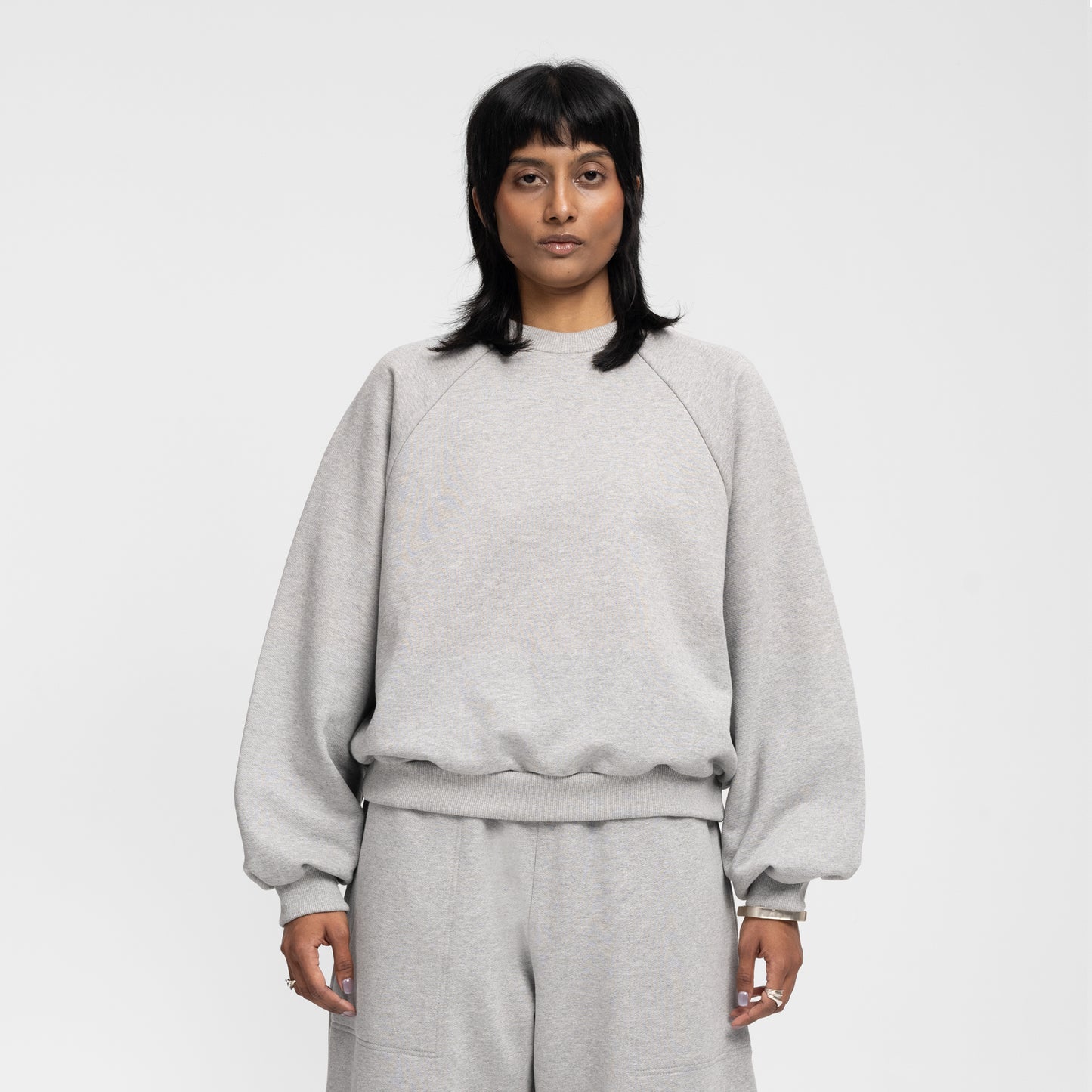 Raglan Crewneck (Grey)