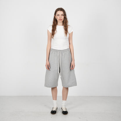 Barrel Flowy Shorts (Grey)