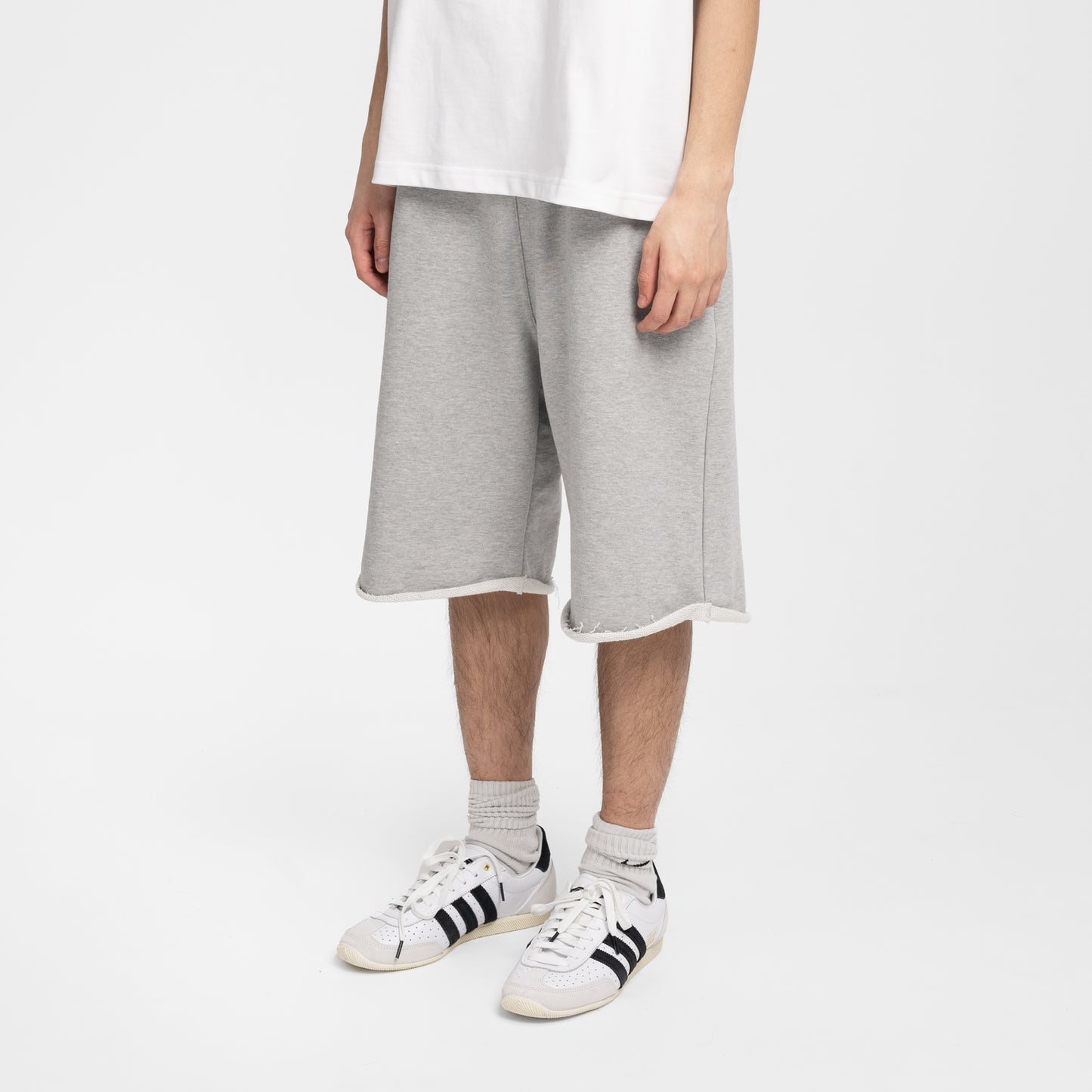 Raw Sweat Shorts (Grey)