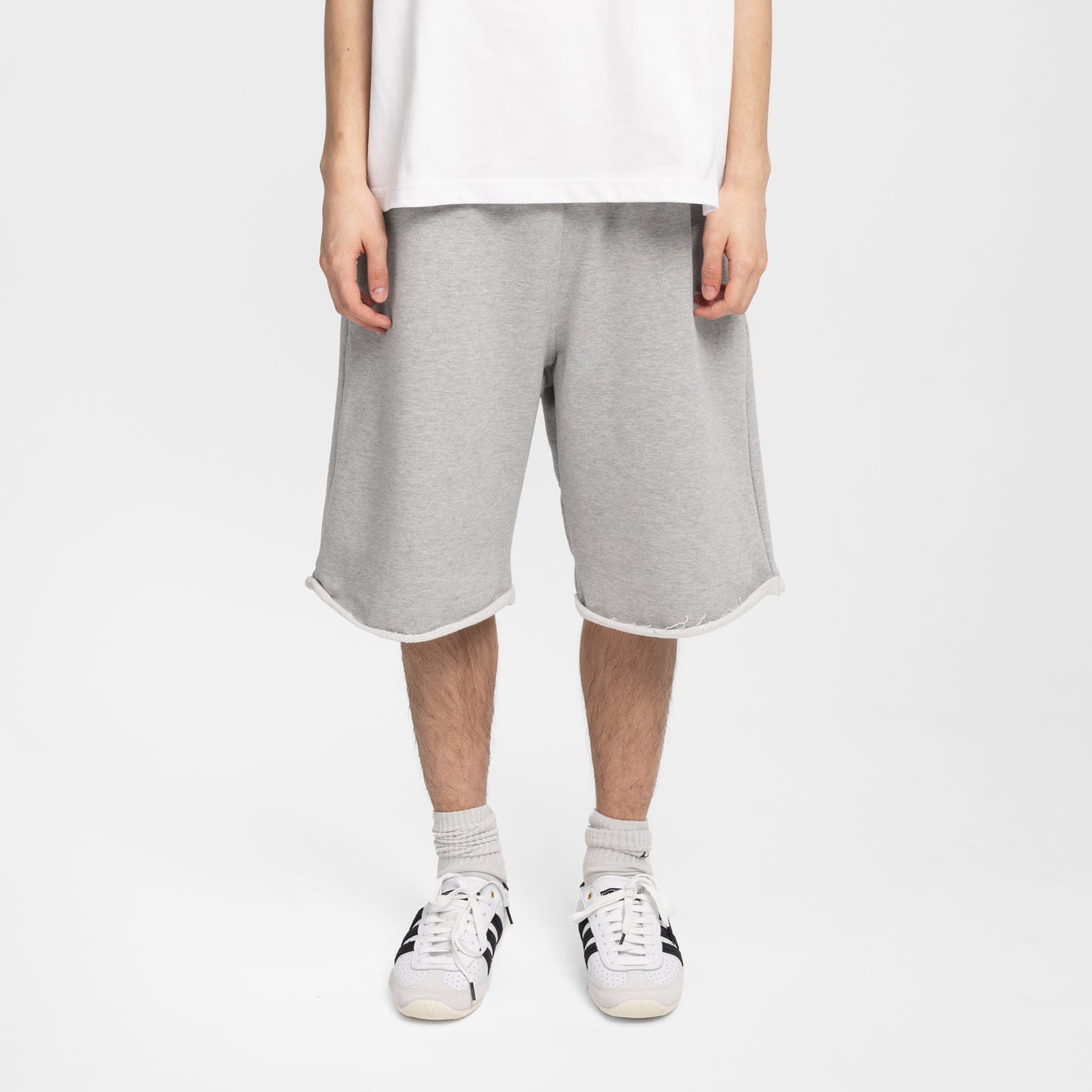 Raw Sweat Shorts (Grey)