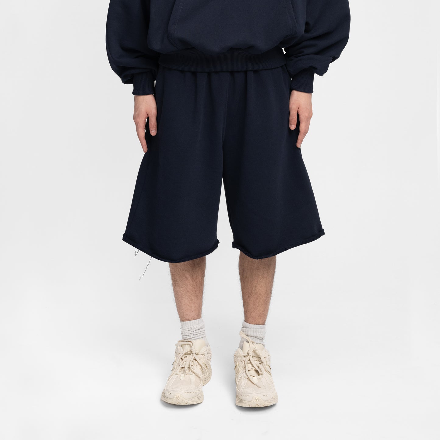 Raw Sweat Shorts (Dark Navy)