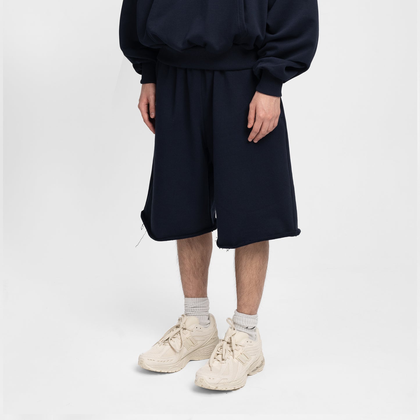 Raw Sweat Shorts (Dark Navy)