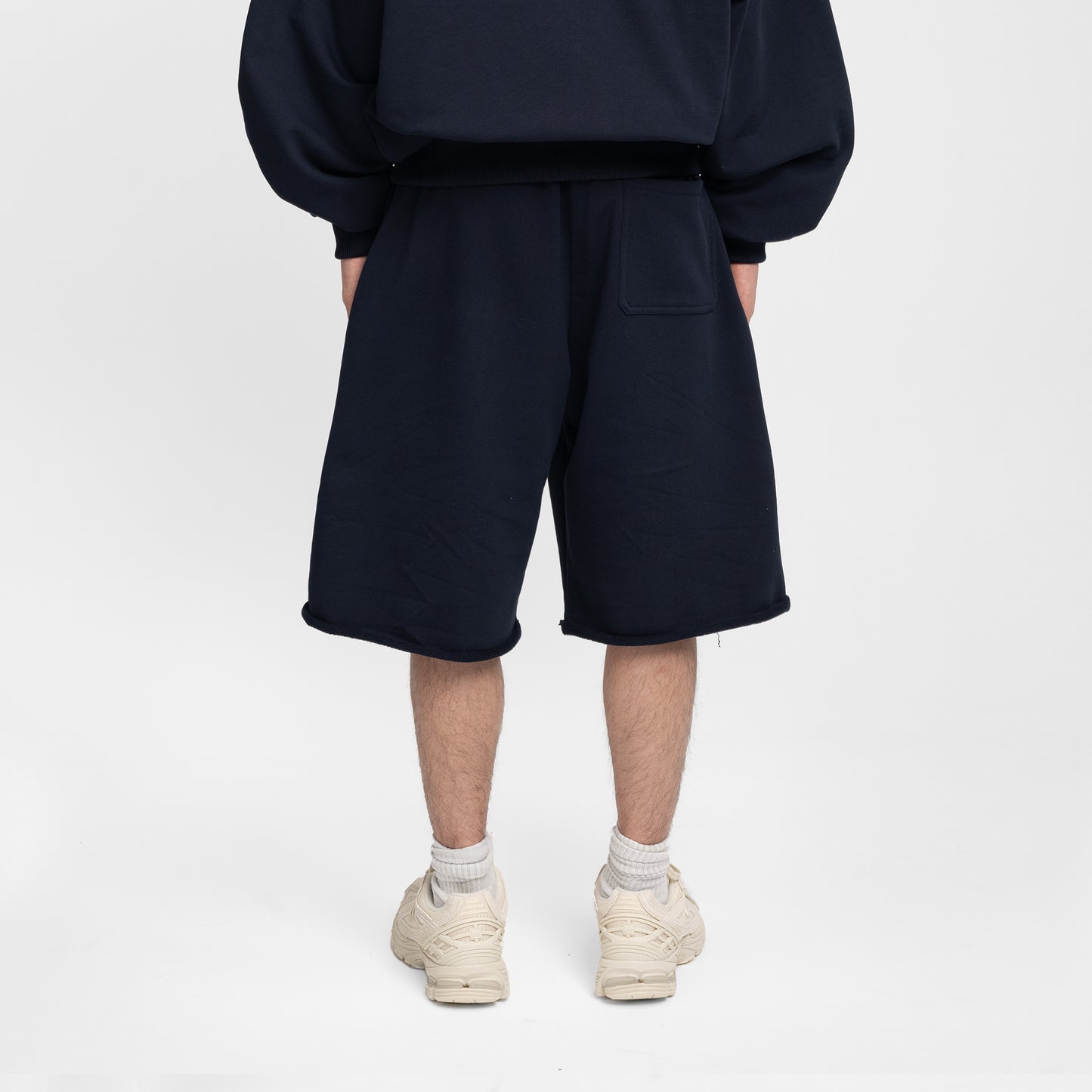 Raw Sweat Shorts (Dark Navy)