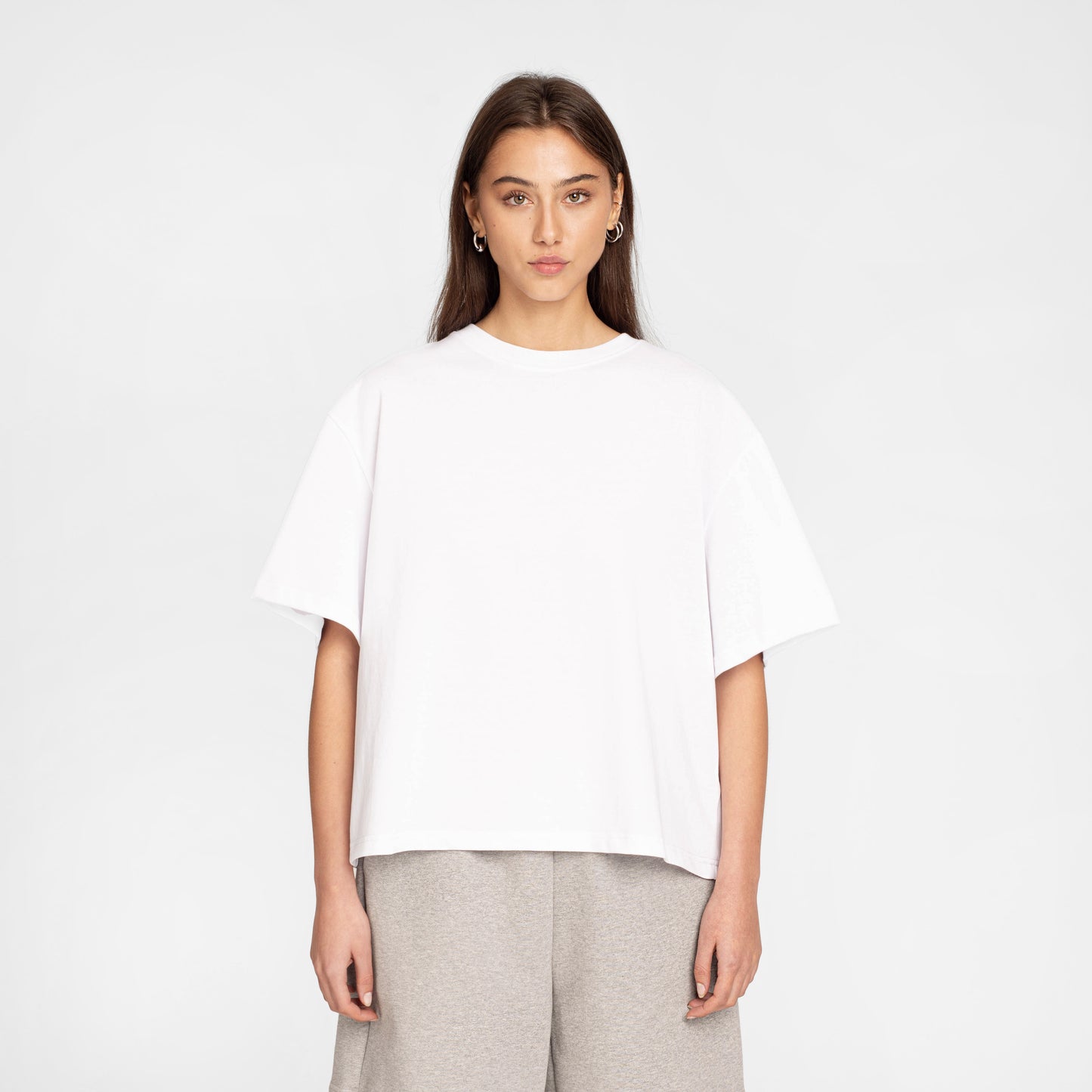 Boxy Midweight T-shirt (White)