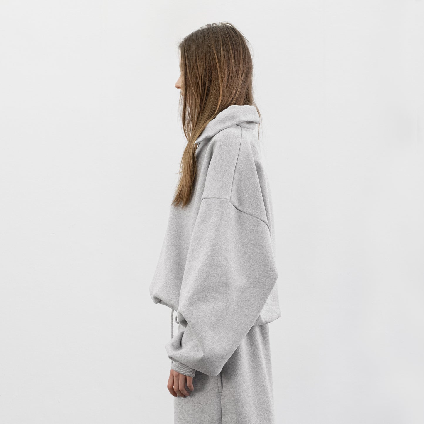 Balloon Fleece Quarter Zip (Grey)