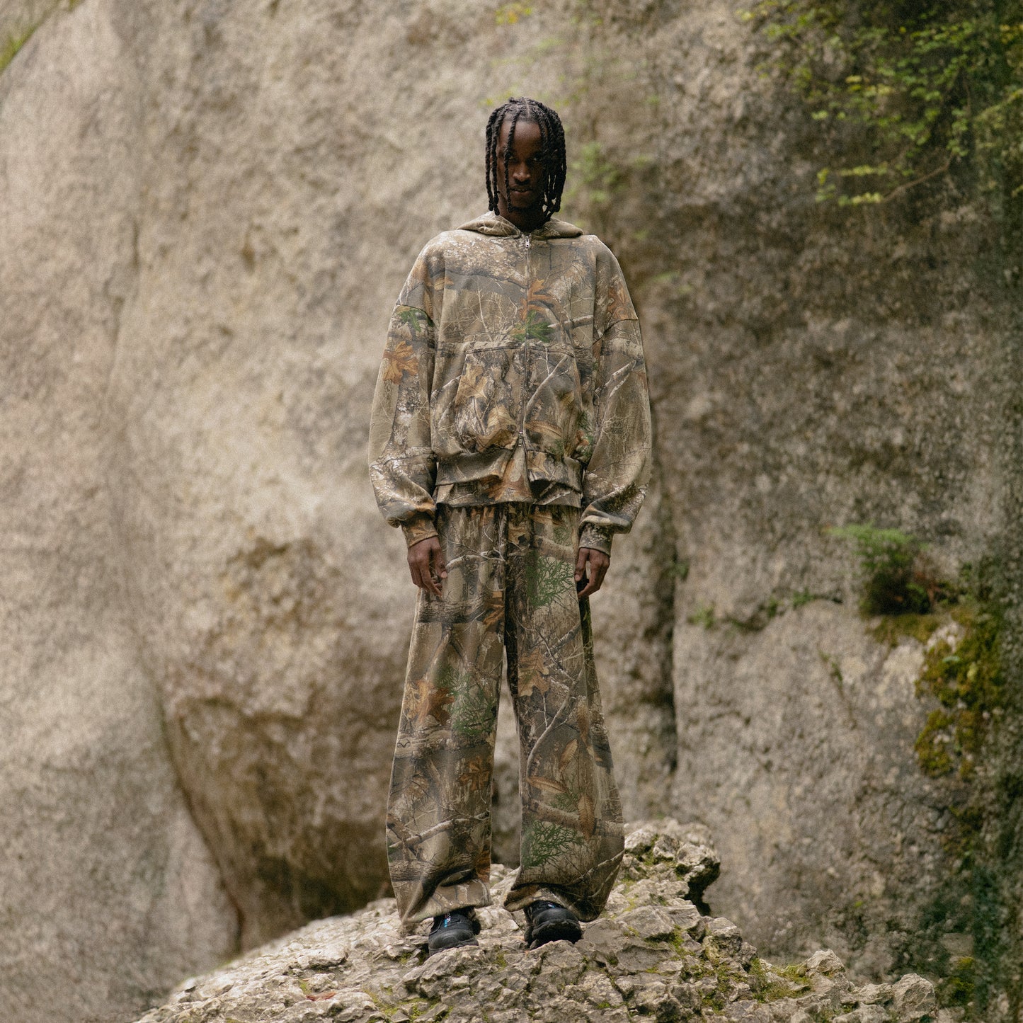 Realtree® Double Zip Boxy Hoodie